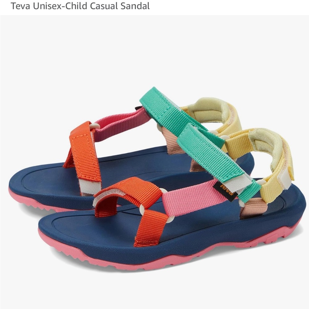 Teva Blue and Pink Sporty Sandals